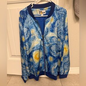 Immersive Vincent Van Gogh Experience Art All Over Print Jacket Starry Night